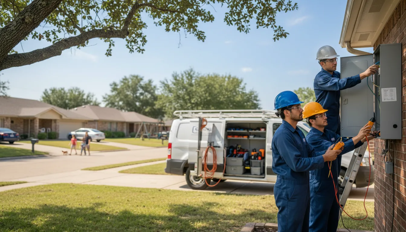 Certified electrician providing emergency electrical services in Cordova, NE